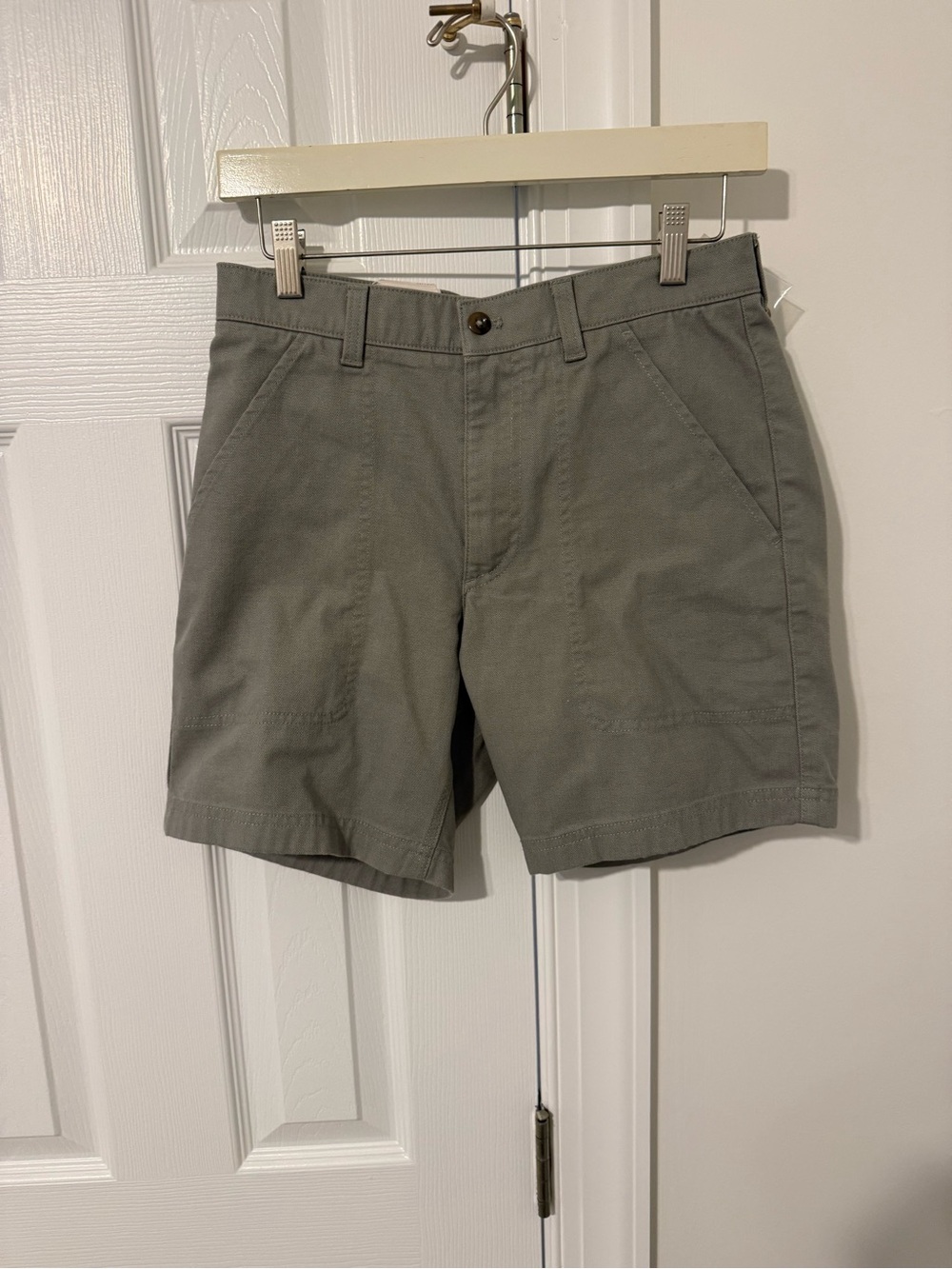 Duck Head Green canvas Cotton Blend Shorts
